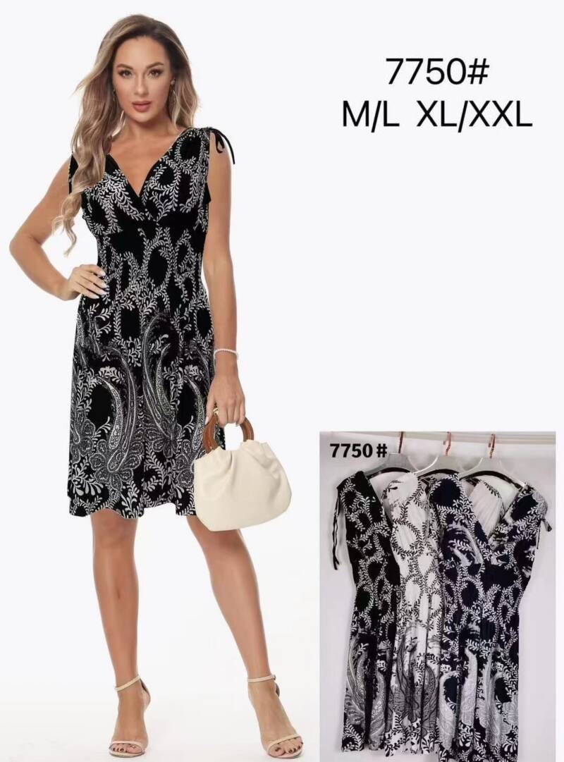 Sukienki damskie Roz M/L/XL/2XL, Mix Kolor Paczka 12 szt 1